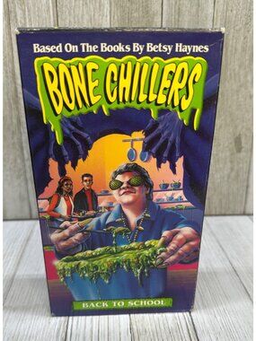 Vtg Bone Chillers; Back To School VHS Video Tape by Betsy Haynes Retro